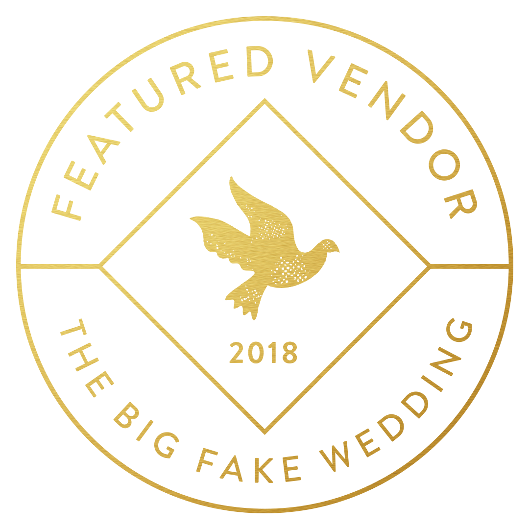 The Big Fake Wedding Featured Vendor 2018 Badge